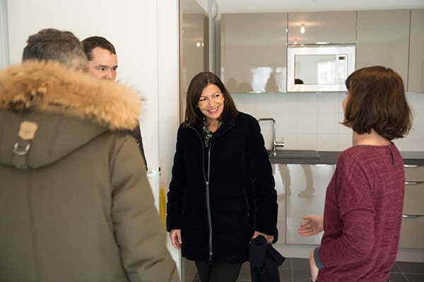 Cérémonie du 100 000e logement social financé par la ville de Paris à Fayolle 1 inauguration-fayolle