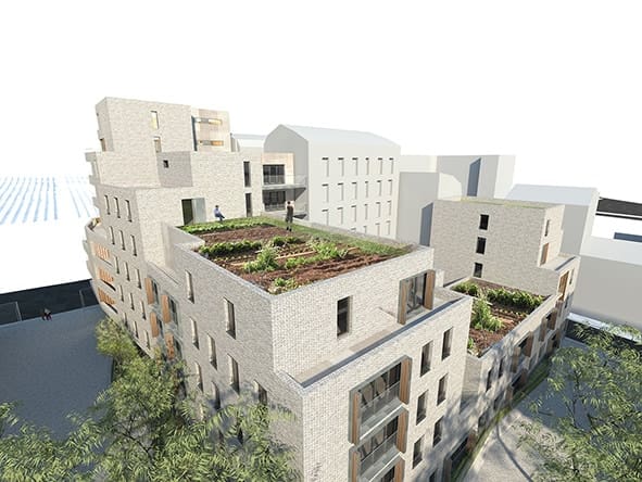 Projet d’aménagement du 49-53 Ménilmontant 5 Perpectives du projet d'aménagement du 49-53 Ménilmontant