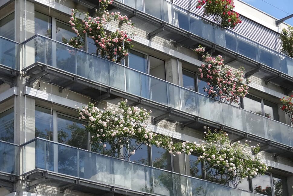 La nouvelle Tour des Poissonniers - Paris 18e 6 Terrasse fleurie tour des poissonniers
