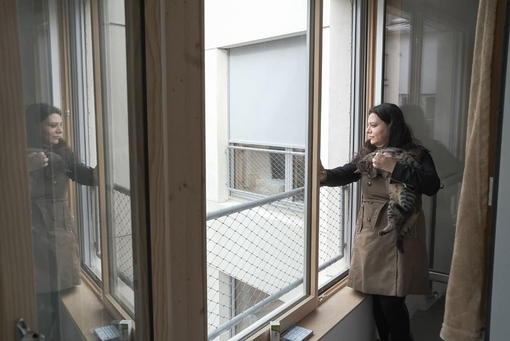 Rencontres avec des locataires de la nouvelle résidence Charenton-Meuniers 2 Marie-Joelle-locataire